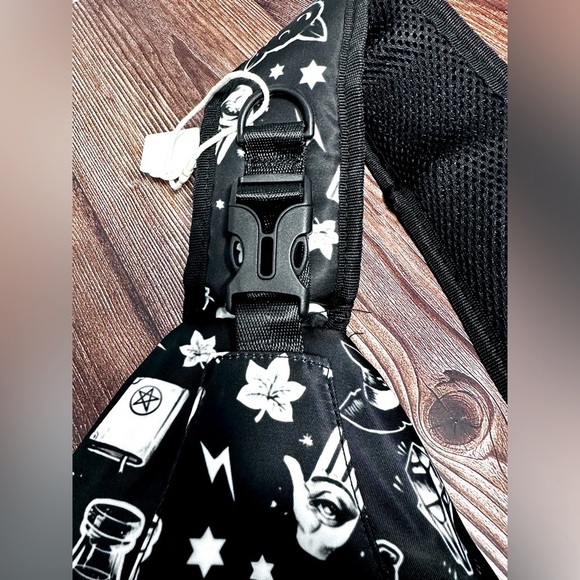 Witch Mini Sling Crossbody Backpack Goth New​​​